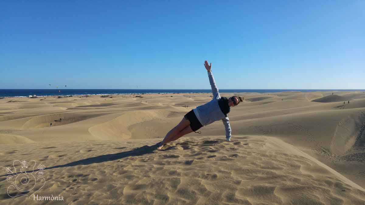 Exercice Side Bend - Dune Maspalomas (Gran Canaria)
