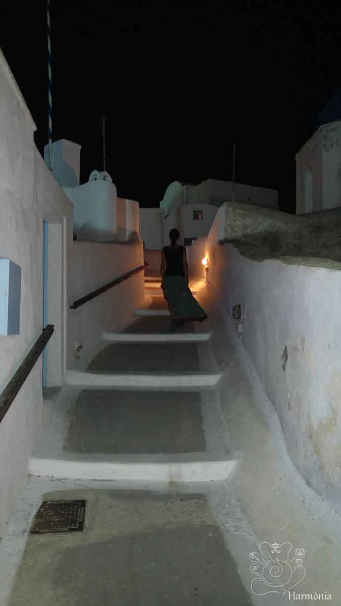 Passeggiata; Megalochori; Santorini;