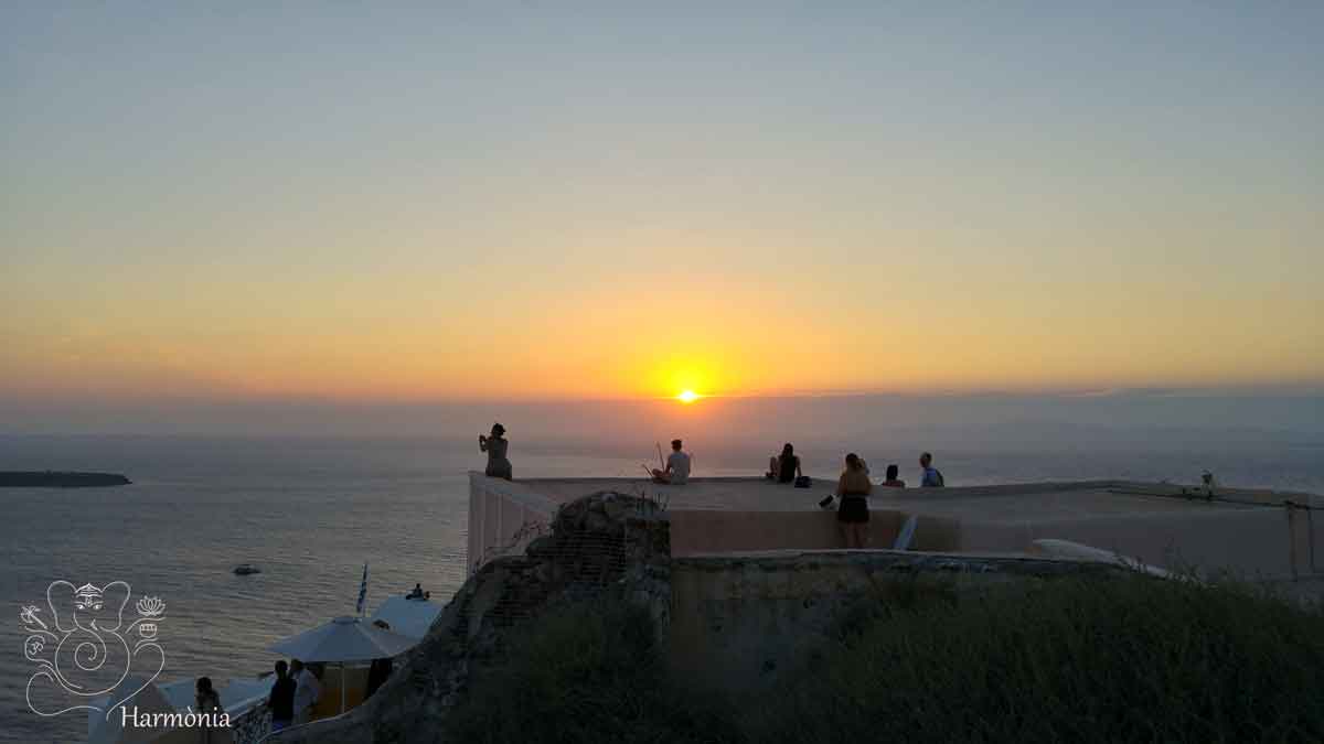 Oia; Santorini; Tramonto; Mare;